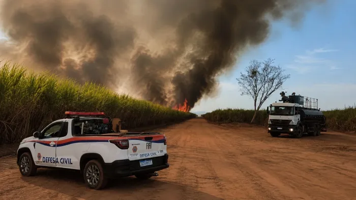 Entenda o quatro-trinta, a combinação que eleva o risco de incêndio no campo