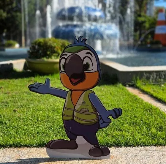 Agetran apresenta Pipo, novo mascote da educação no trânsito