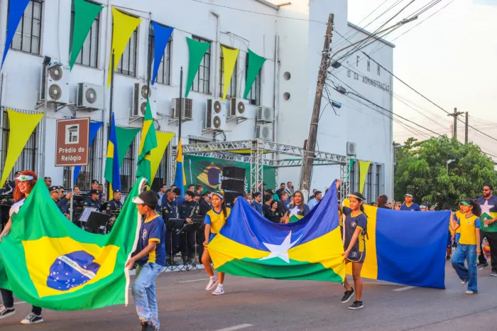 Escolas municipais de Porto Velho se reúnem amanhã em desfile cívico para celebrar a Independência do Brasil