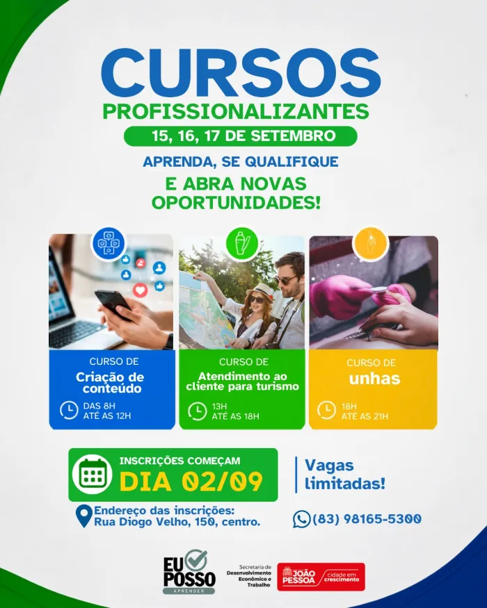 Foto: Reprodução/Prefeitura de João Pessoa - PB