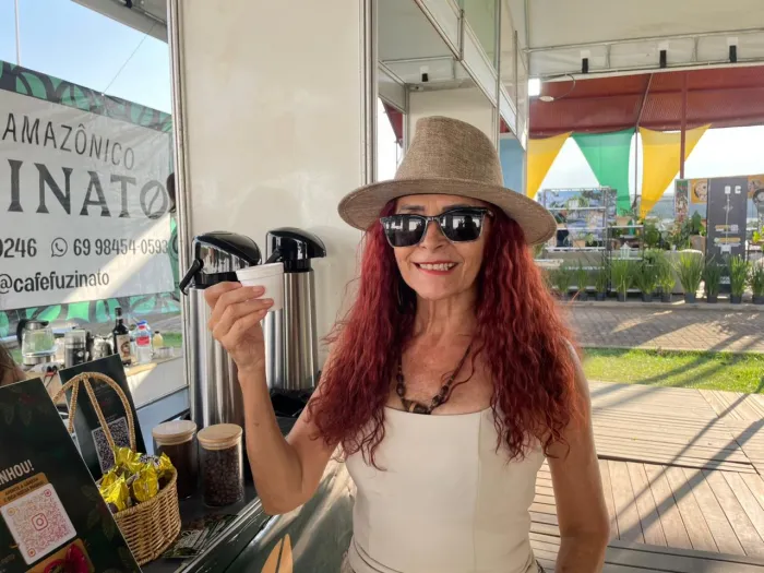 Entre uma degustação e outra, Tete Frazão conheceu um pouco mais sobre os cafés produzidos em Rondônia