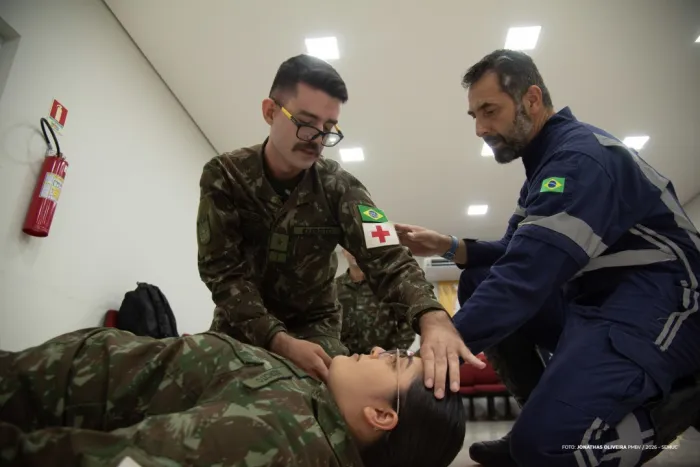 Samu BV capacita profissionais de saúde do Exército para atuação em urgência e emergência