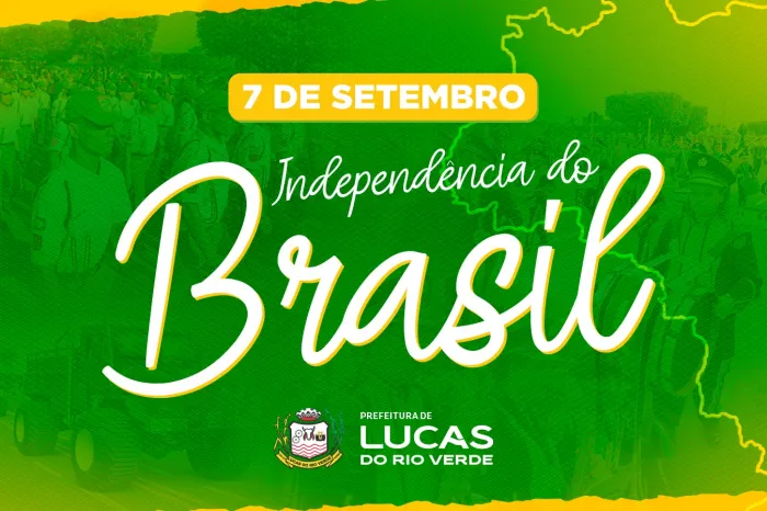 Desfile Cívico de 7 de setembro será realizado na rotatória do Paço Municipal