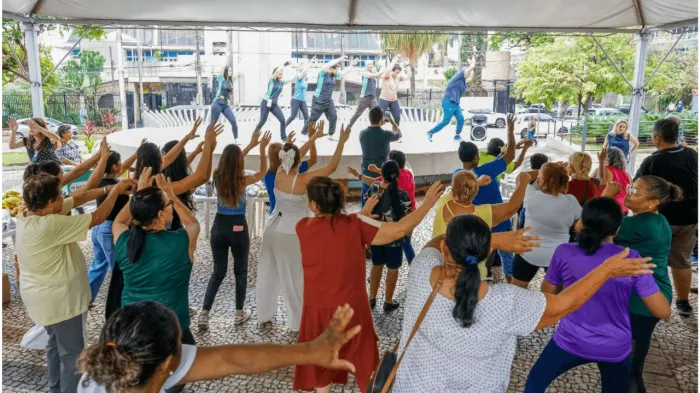 Saúde promove manhã com atividades físicas na Praça Rui Barbosa