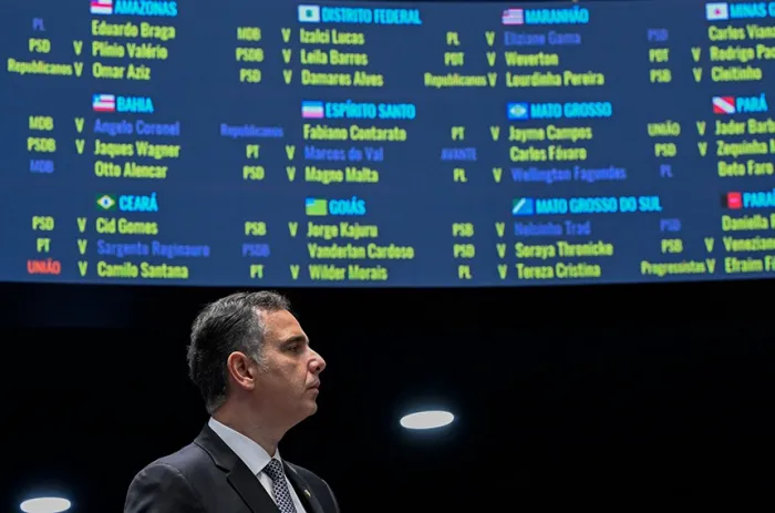 Pacheco foi indicado à vaga do Senado no Tribunal de Contas da União, em substituição a Bruno Dantas - Foto: Carlos Moura/Agência Senado