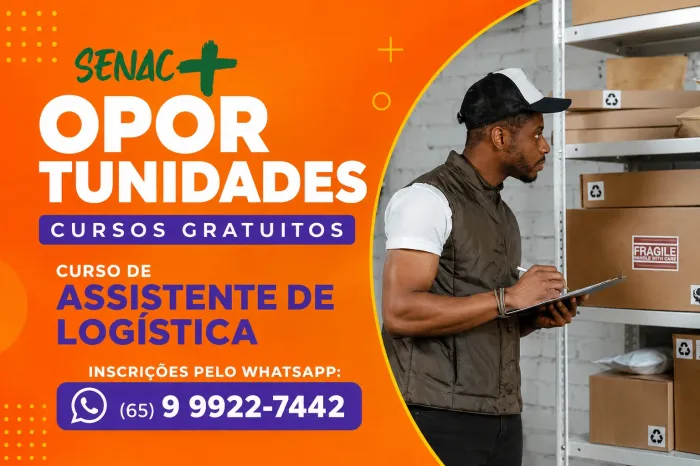 Prefeitura de Lucas do Rio Verde abre vagas gratuitas para curso de Assistente de Logística