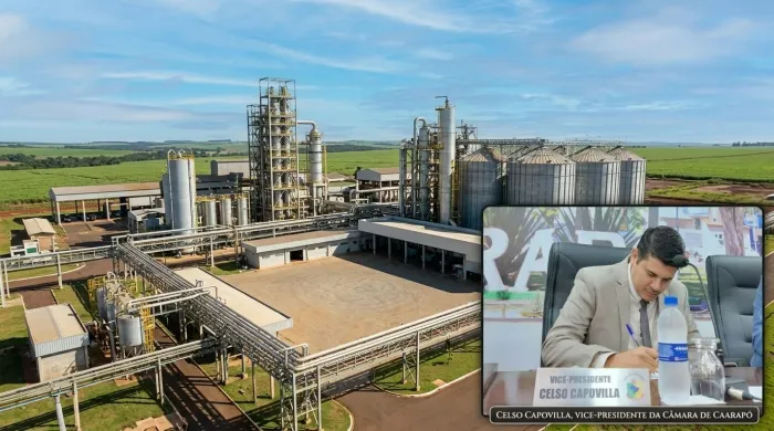 Celso Capovilla comemora chegada da Adecoagro a Caarapó destaca atuação da Câmara na aprovação de projeto ligado à nova fase da usina