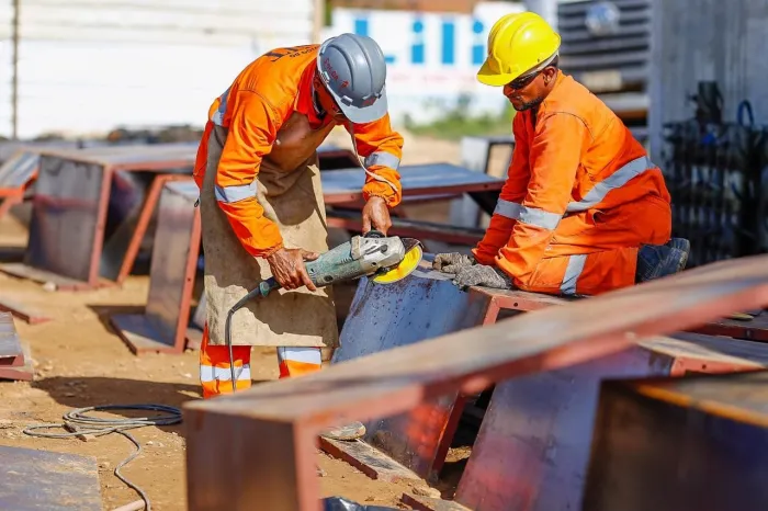 Setor da construção civil figura entre os que mais geraram vagas no mercado de trabalho em Dourados.Foto: Divulgação/Assecom