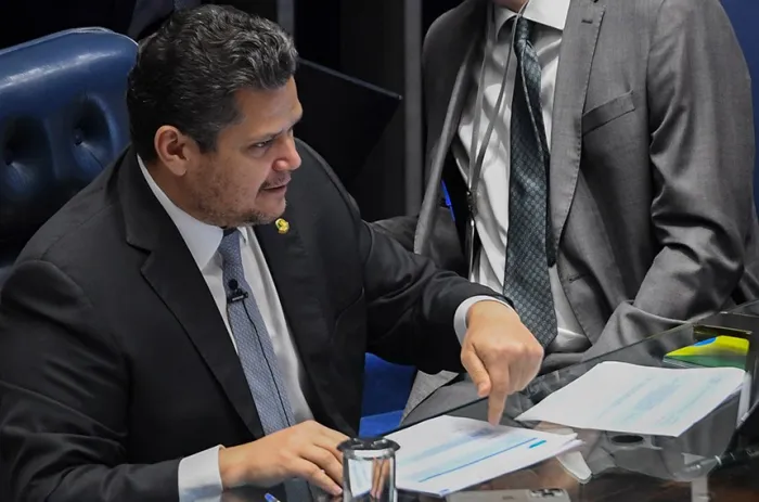 O presidente do Senado, Davi Alcolumbre, ressaltou a importância da nova universidade - Foto: Jonas PereiraAgência Senado