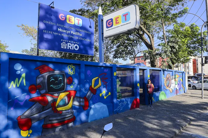 Ginásio Educacional Tecnológico Moacyr Padilha vai atender 279 crianças do 1º ao 5º ano - Foto: Marco Antonio Lima/ Prefeitura do Rio