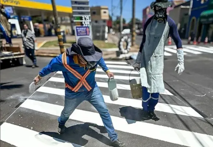 Avenida Waldir Filizola de Moraes terá sinalização revitalizada com tecnologia termoplástica