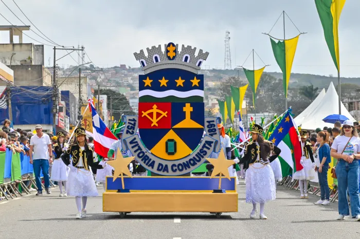 Desfile de 7 de Setembro reúne estudantes, forças de segurança e sociedade civil em celebração à Independência do Brasil