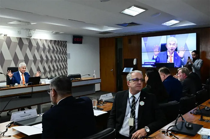 Audiência pública na CCT foi presidida por Astronauta Marcos Pontes - Foto: Geraldo Magela/Agência Senado