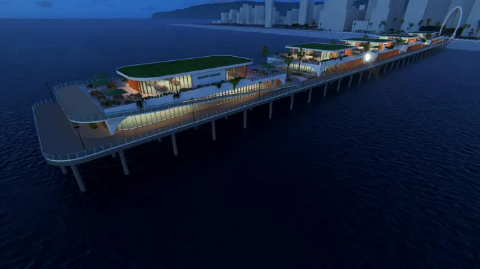 Sinal verde! Projeto de lei do moderno píer turístico de Praia Grande é aprovado pela Câmara