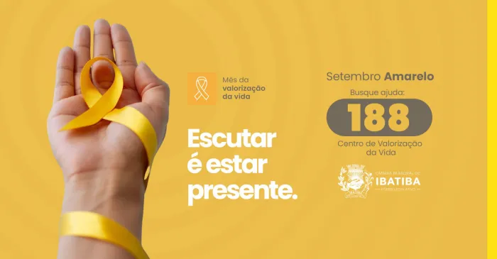 Setembro Amarelo: Quando a escuta qualificada se torna um ato de salvamento
