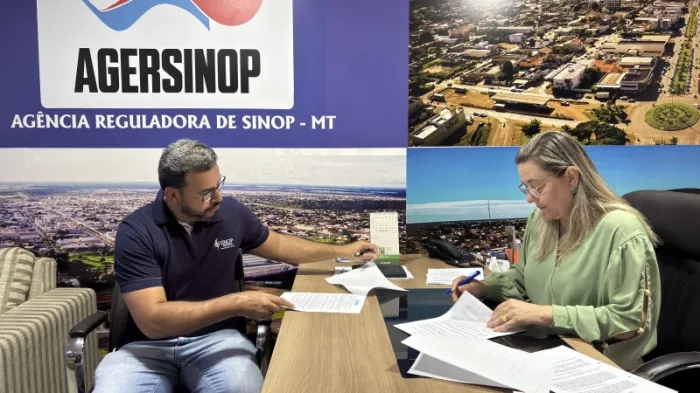 Ager Sinop assina ordem de serviço para construção dos primeiros pontos de ônibus adotados pela Sinop Energia