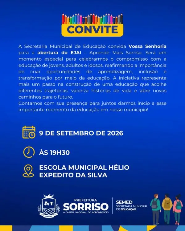Sorriso amplia acesso à educação com Programa Aprende Mais, que já atende 170 estudantes