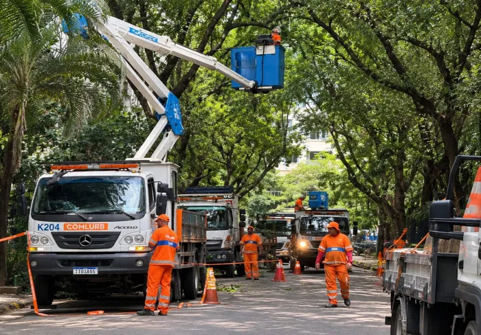 Zeladoria coordenada pela Subprefeitura da Zona Sul chega à Rua Almirante Tamandaré com previsão de serviços até sexta-feira - Divulgação / Subprefeitura da Zona Sul