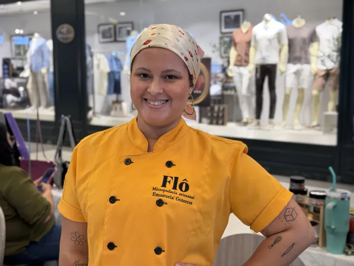  Emanuela Guterres encontrou no evento a oportunidade de apresentar seus produtos e conquistar novos clientes