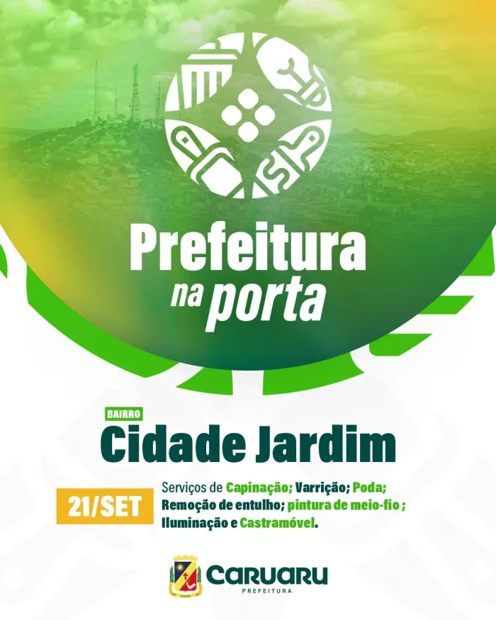 Foto: Reprodução/Prefeitura de Caruaru - PE
