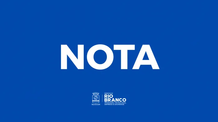 Foto: Reprodução/Prefeitura de Rio Branco - AC