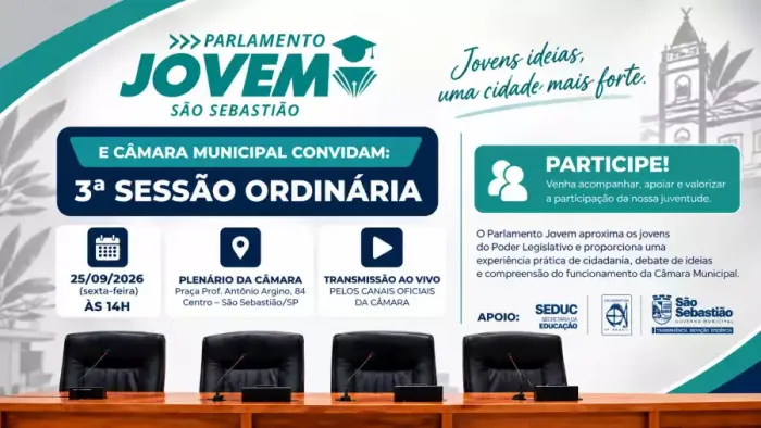 Foto: Reprodução/Câmara de São Sebastião - SP