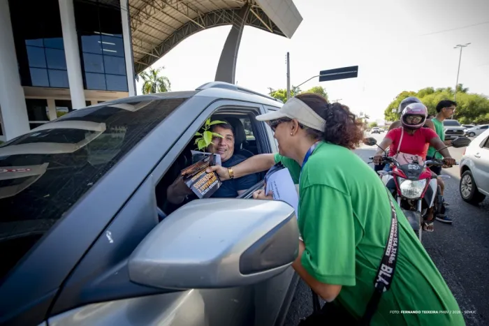 DIA DA ÁRVORE - Blitz Educativa Ambiental sensibiliza população a prevenir queimadas em Boa Vista