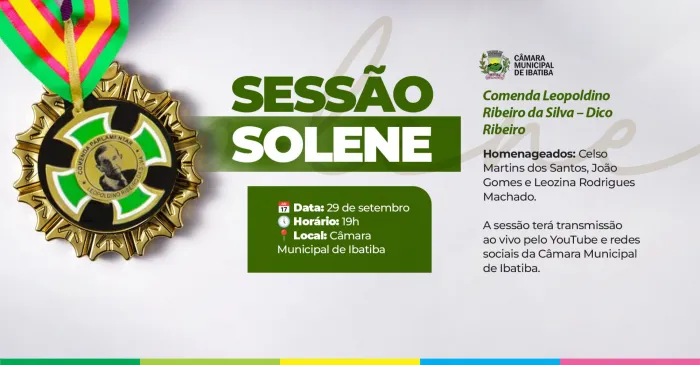 Foto: Reprodução/Câmara de Ibatiba - ES