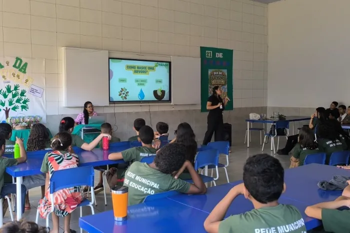 Equipe da Secretaria de Meio Ambiente de Paraíso leva educação ambiental a mais de 120 alunos em Pugmil