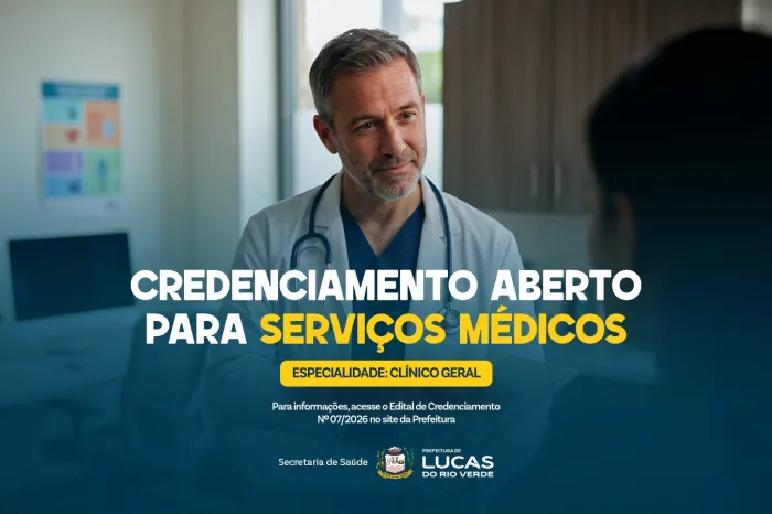 Prefeitura abre credenciamento para prestadores de serviços médicos