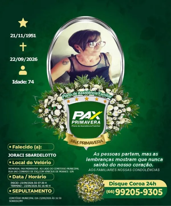 Foto: Reprodução/Prefeitura de Sorriso - MT