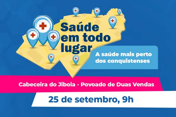 Saúde em Todo Lugar chega ao distrito de Cabeceira do Jiboia nesta sexta-feira, 25