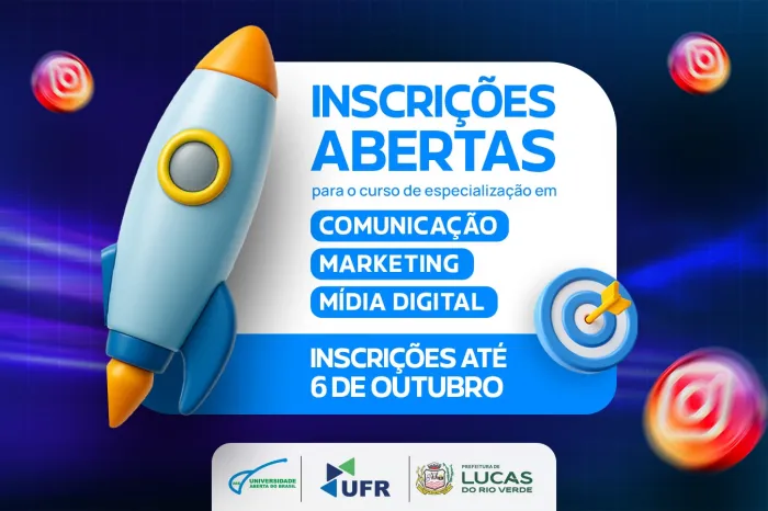UAB/UFR ofertam vagas para curso de especialização em Comunicação, Marketing e Mídia Digital