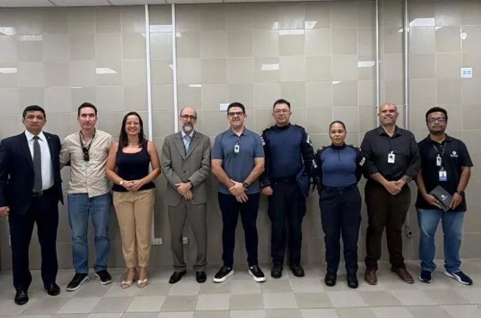 Guarda Civil Metropolitana alinha planejamento de segurança nas eleições 2026 em visita técnica ao TRE