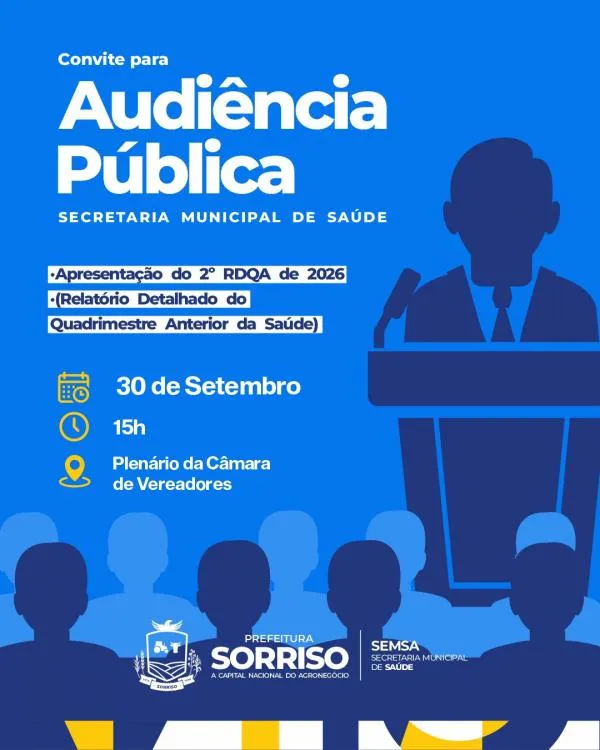 Foto: Reprodução/Prefeitura de Sorriso - MT
