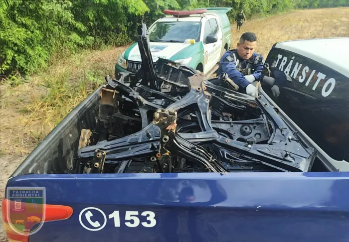 Denúncia leva GCM a 77 pedaços de motos em área rural 
