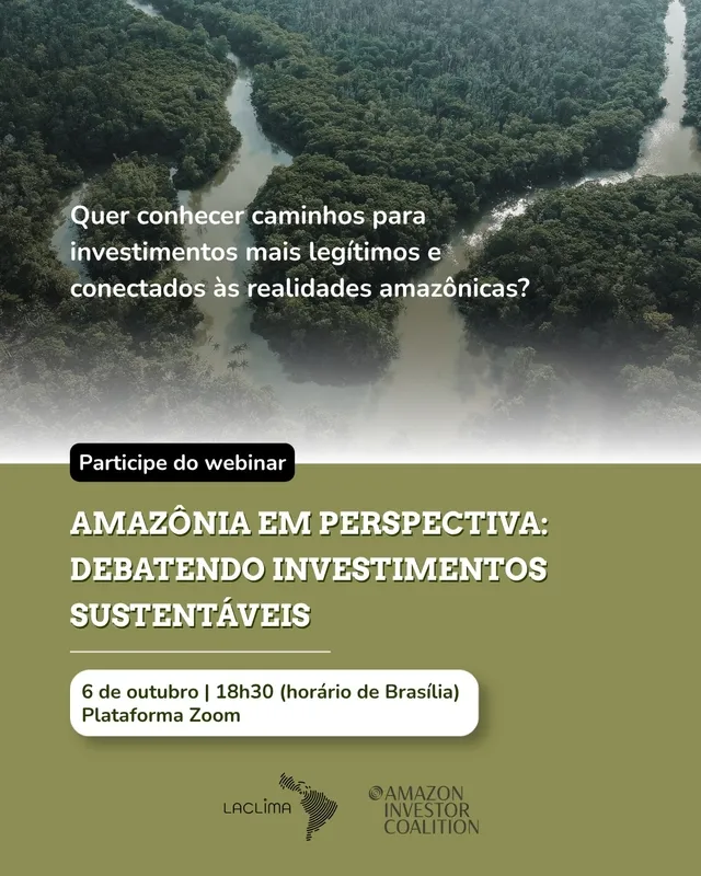 Divulgação/LACLIMA e Amazon Investor Coalition (AIC)