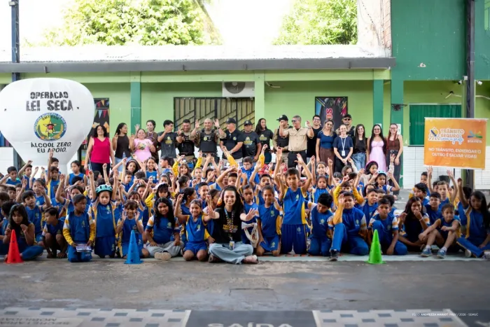 SEMANA NACIONAL DO TRÂNSITO - Com minicidade, jogos e brincadeiras, alunos de Boa Vista aprendem sobre segurança nas ruas