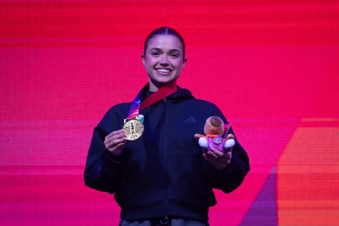 Carateca do Time PG, Gabrielle Henrique é ouro para o Brasil nos Jogos Sul-Americanos