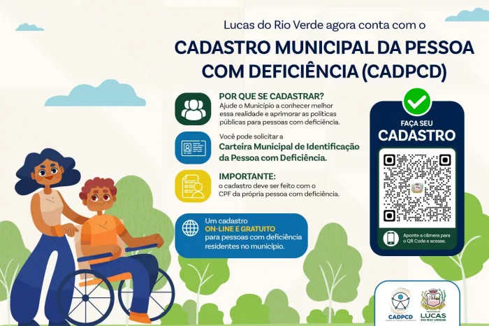 Lucas do Rio Verde lança cadastro municipal para pessoas com deficiência