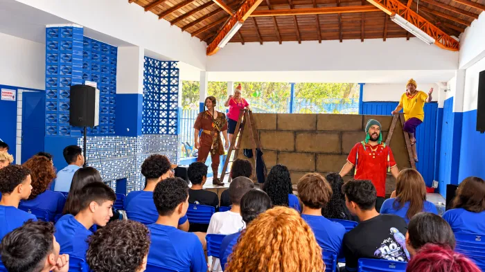 Ação leva saúde mental e valorização da vida para dentro da escola
