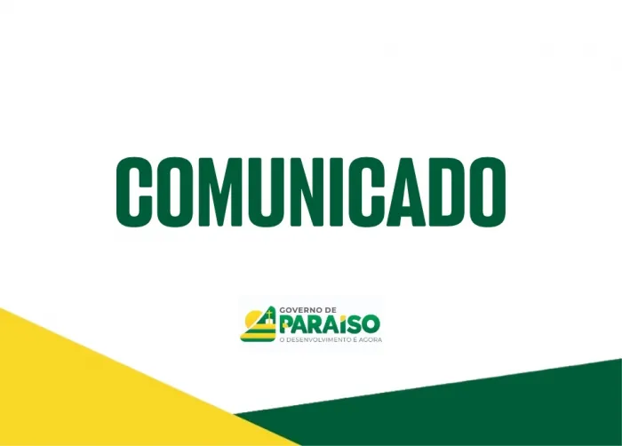Foto: Reprodução/Prefeitura de Paraíso - TO