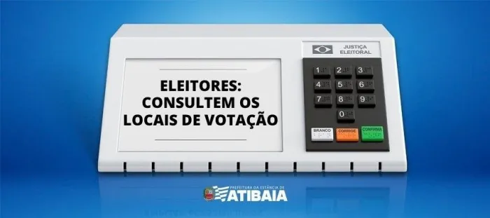 Eleições 2026: eleitores de Atibaia devem consultar local de votação antes do pleito