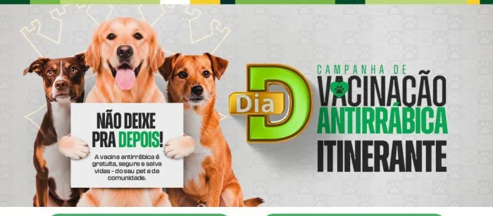 Primavera do Leste mantém vacinação antirrábica itinerante e reforça atendimento neste sábado