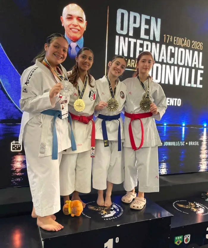 Time PG de caratê volta com 8 ouros do Open Internacional de Joinville