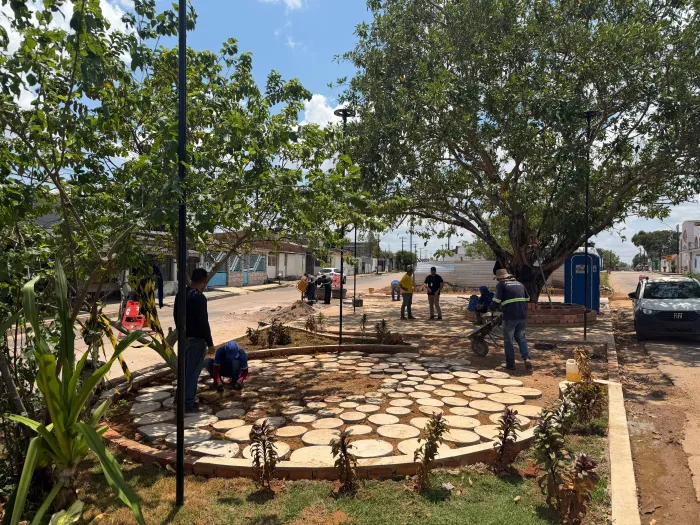 As obras do Pocket Park Jacaré entram na reta final, com conclusão prevista para os próximos dias