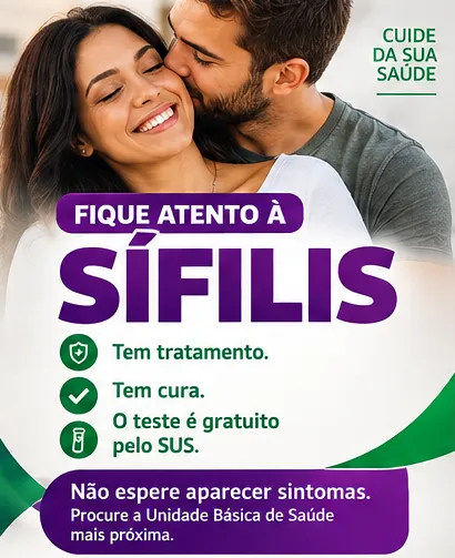 OUTUBRO VERDE - Prefeitura de Sinop reforça prevenção à sífilis com capacitações, testagem e atendimento especializado