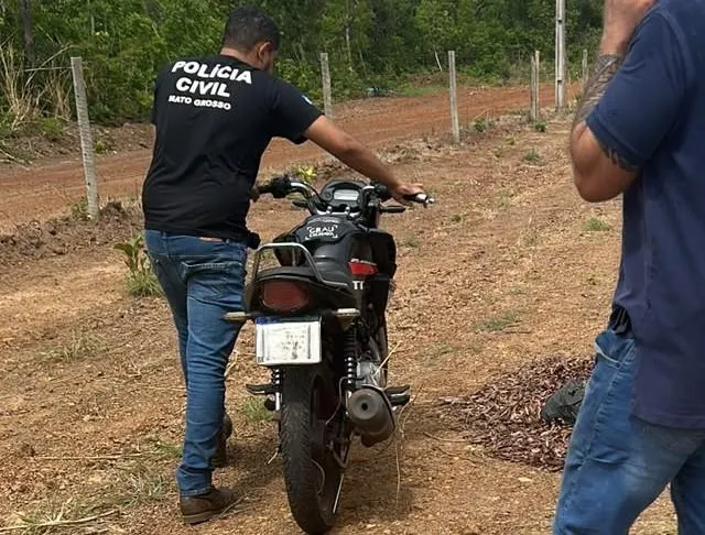 Polícia Civil recupera motocicleta furtada e prende envolvidos em Canarana