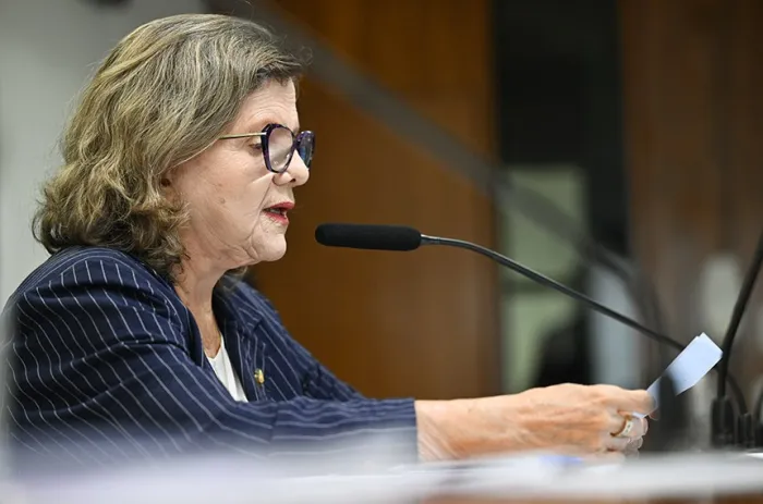 A senadora Teresa Leitão, autora do projeto - Foto: Saulo Cruz/Agência Senado