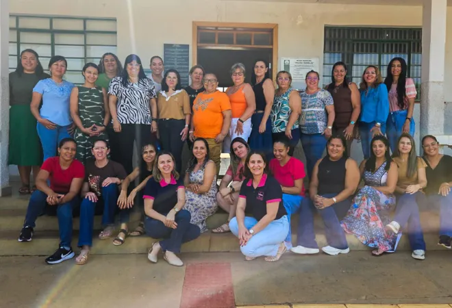 Professores aprendem novas estratégias de matemática para a Educação Infantil